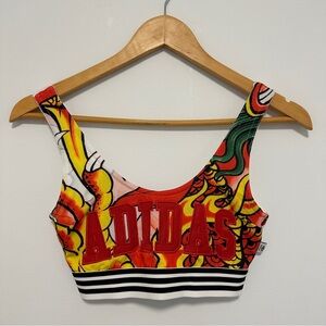 Adidas Originals Rita Ora Dragon Print Collection Crop Top